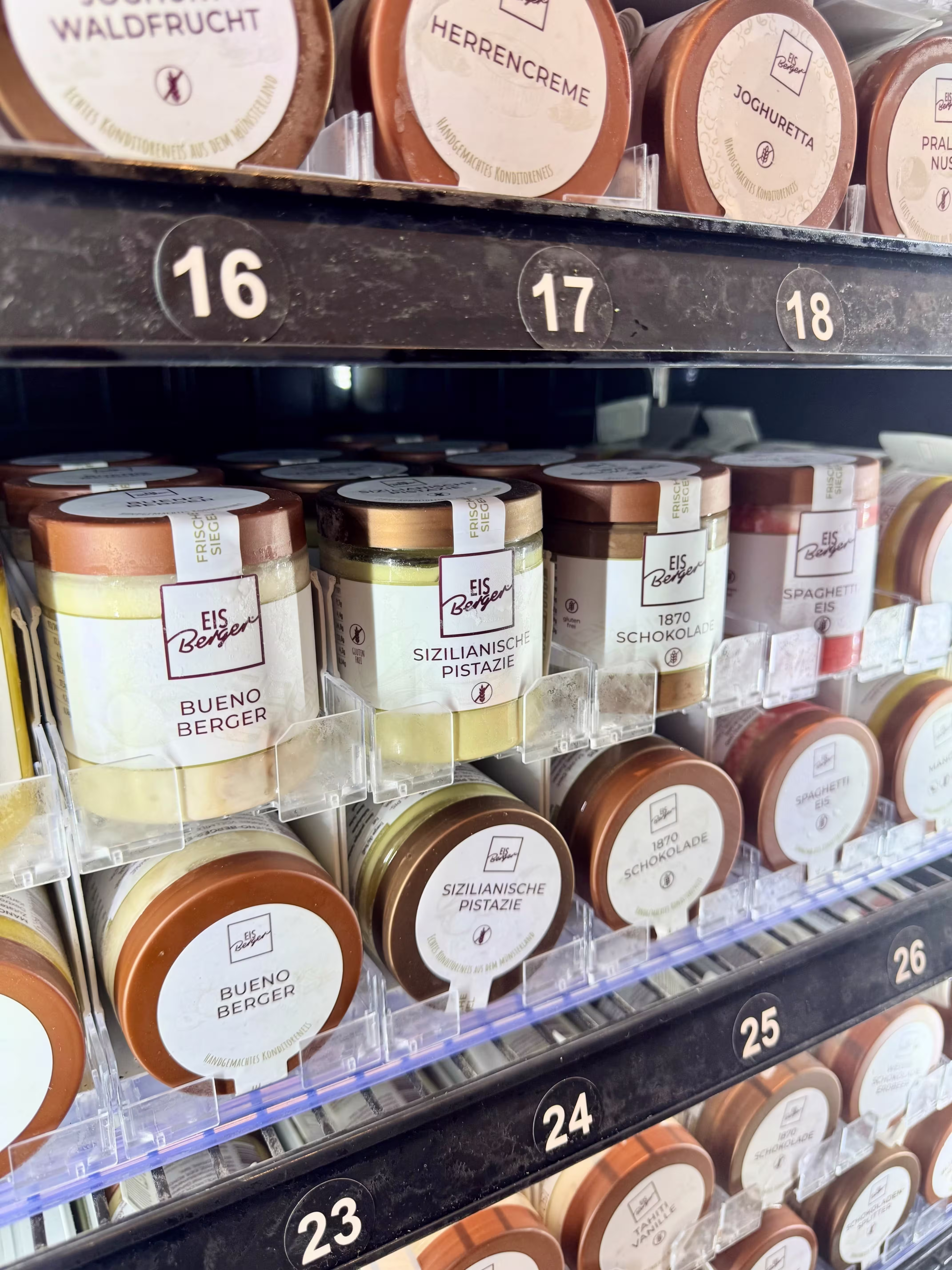 Eis aus regionaler Herstellung